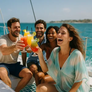 Catamarán a Isla Mujeres: Sol, Mar y Barra Libre