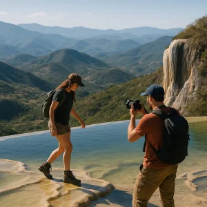 Hierve el Agua: Cascadas Petrificadas y Paisaje Serrano