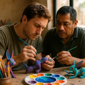Crear un Alebrije: Taller Artesanal en San Martín Tilcajete