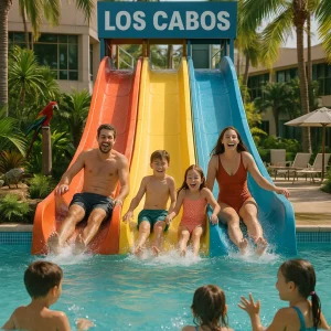 Animales Exóticos y Toboganes: Parque Acuático en Los Cabos