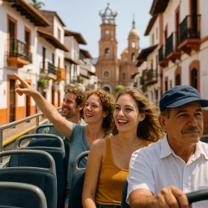 Recorre Puerto Vallarta en Bus Panorámico Descubierto